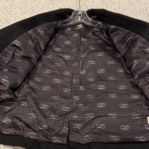 Tart Collections NWOT Wool lined Black Military-Style Jacket with shoulder Pads. - Picture 11 of 13